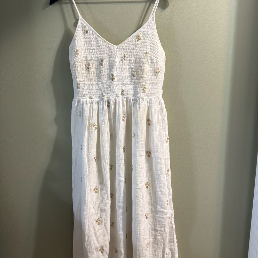 Mystree White Floral Maxi Dress